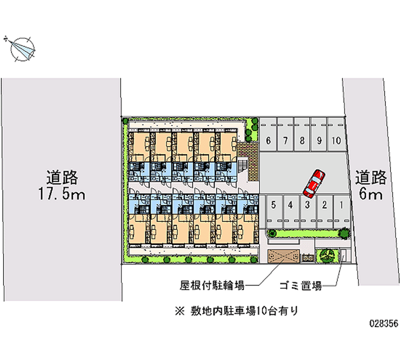 28356 Monthly parking lot