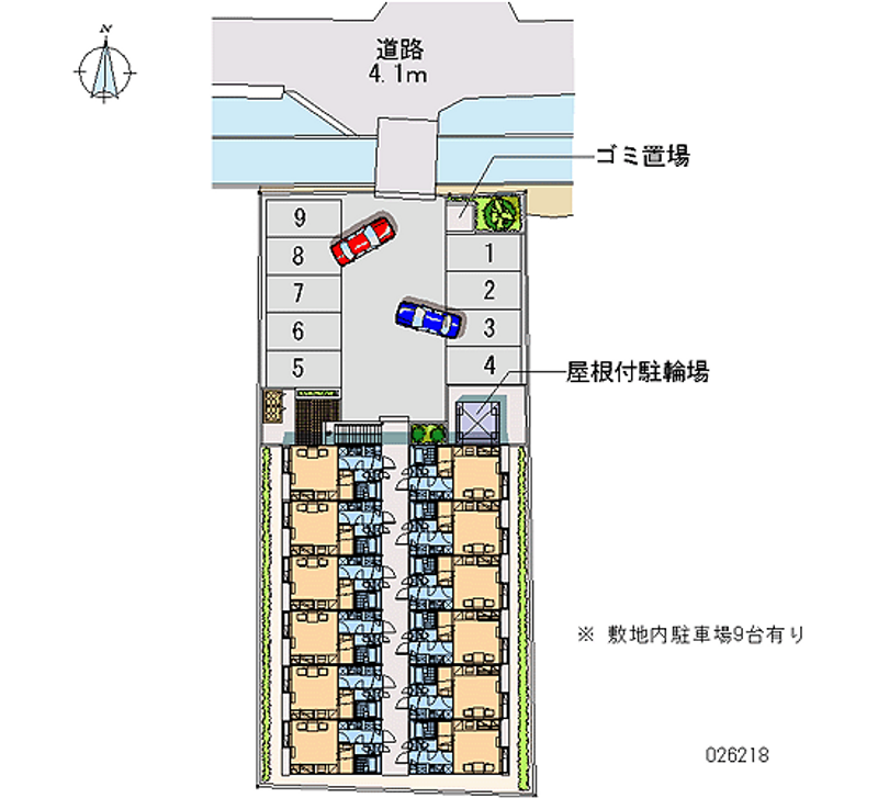 レオパレスＩ　Ｎ南仙台 月極駐車場