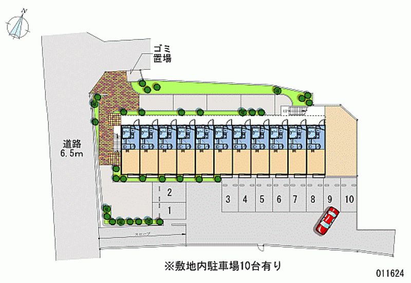 レオパレスグランシア 月極駐車場