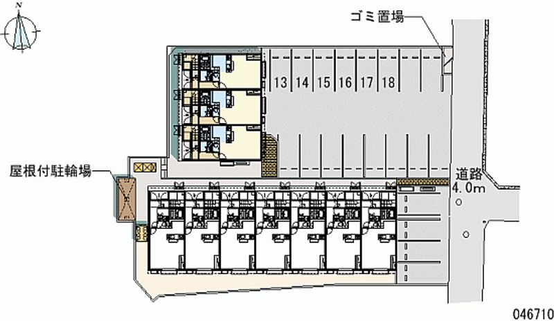 46710月租停车场