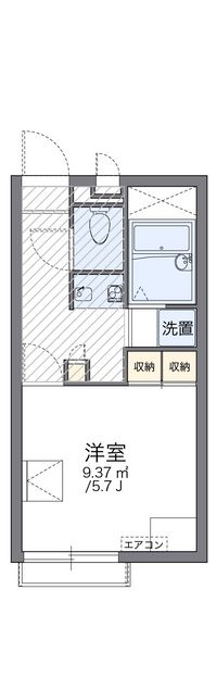 レオパレスサマール梅井 間取り図