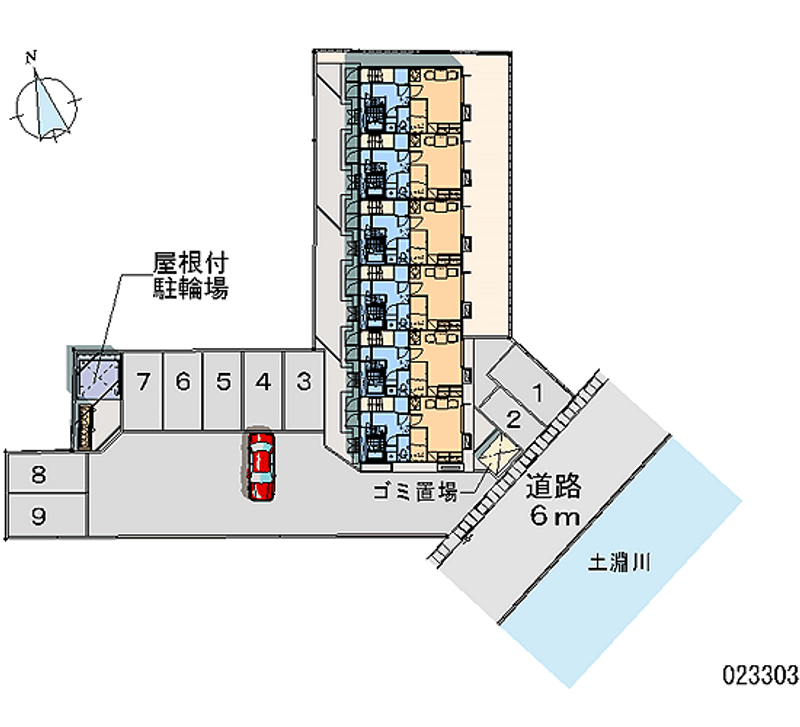 23303 Monthly parking lot