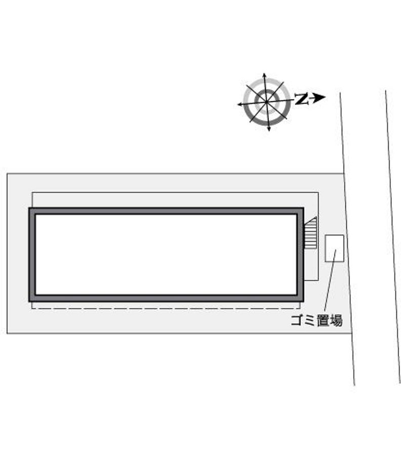 レオパレス寺地 配置図