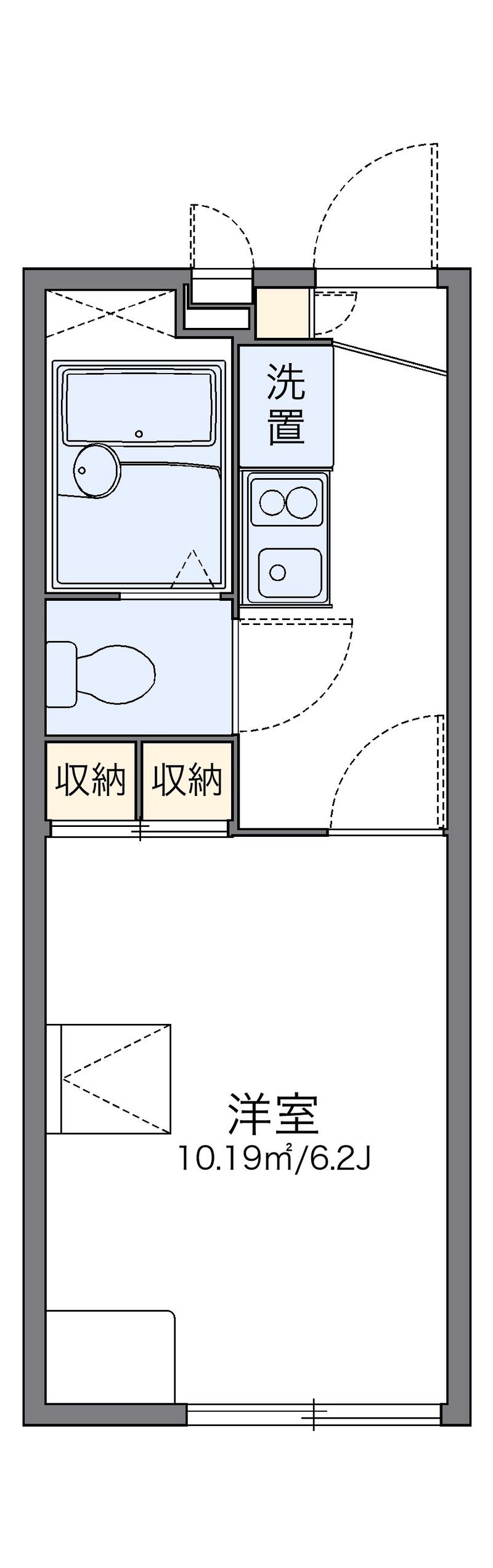 レオパレスＢｏｕｌｏｇｎｅ 間取図