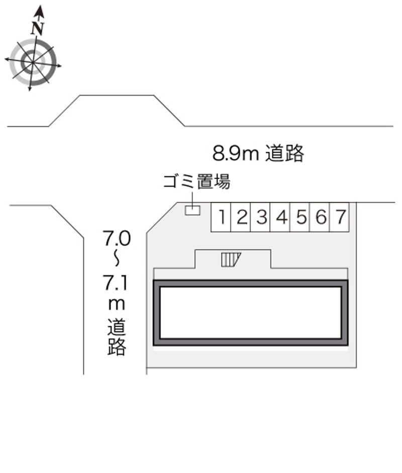 レオパレスアルカンシェル 配置図