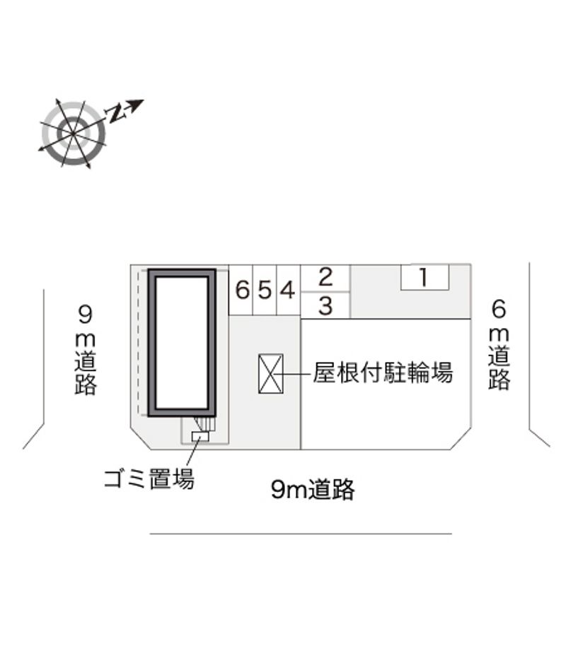 レオパレスフォレスタ 配置図