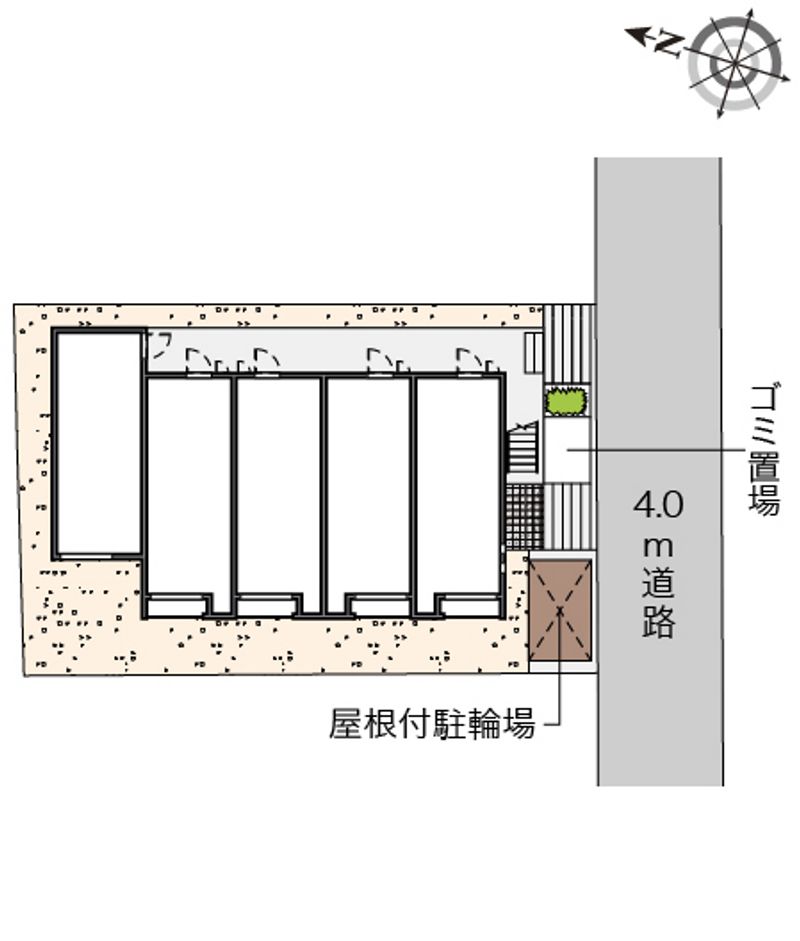 クレイノＩＩＤＡ 配置図