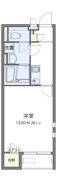 クレイノ上野西暁美 間取り図