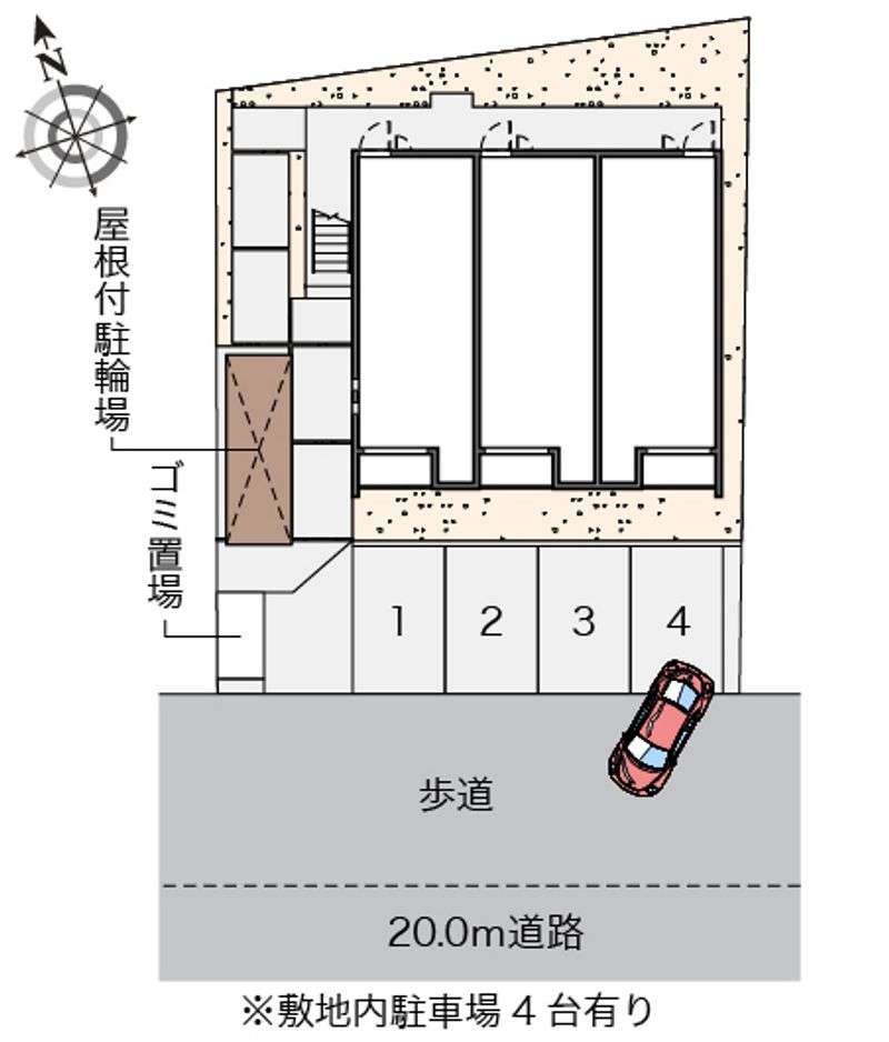 クレイノ猪の坂 配置図