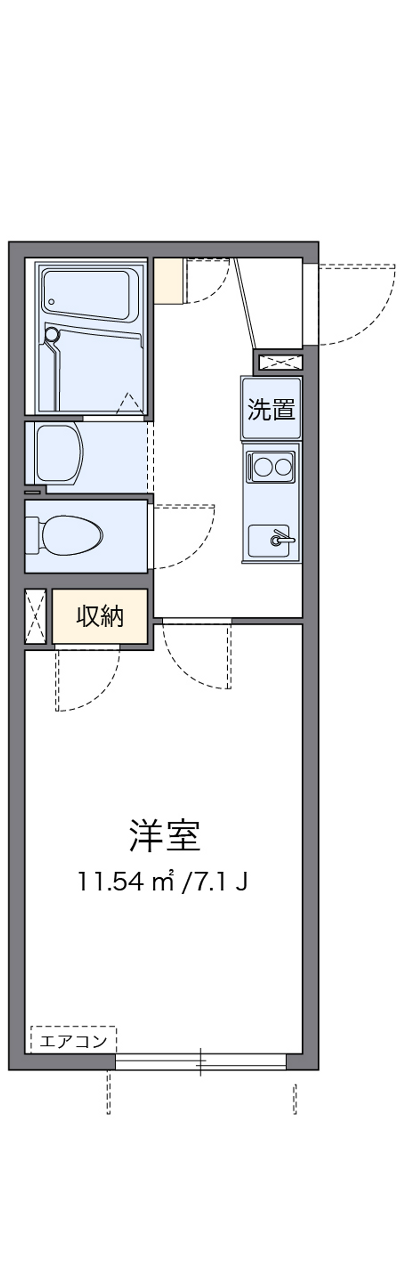 クレイノスガノ東 間取り