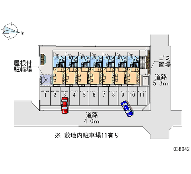 38042 Monthly parking lot