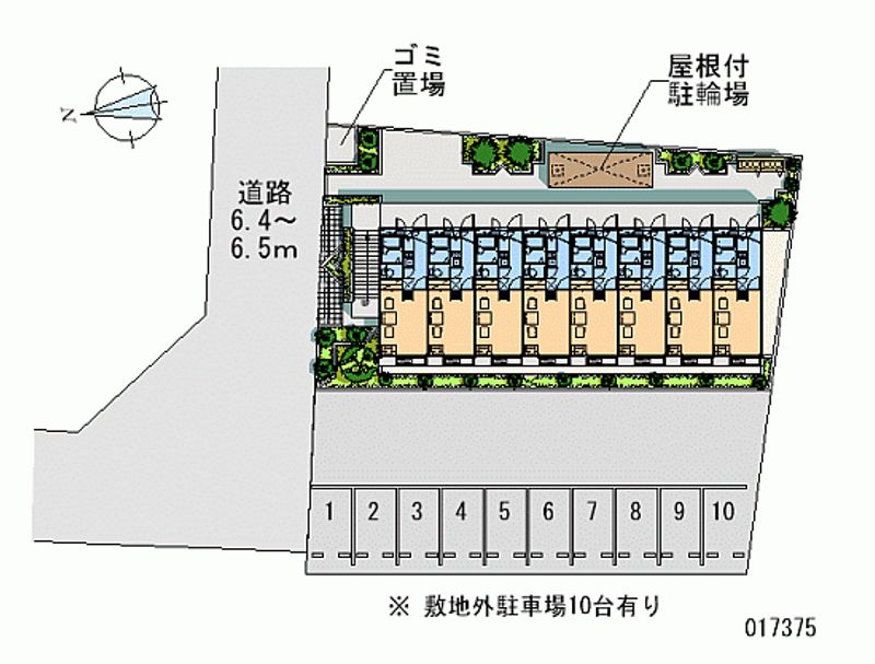 レオパレスＭＩＹＡＭＡＩ 区画図