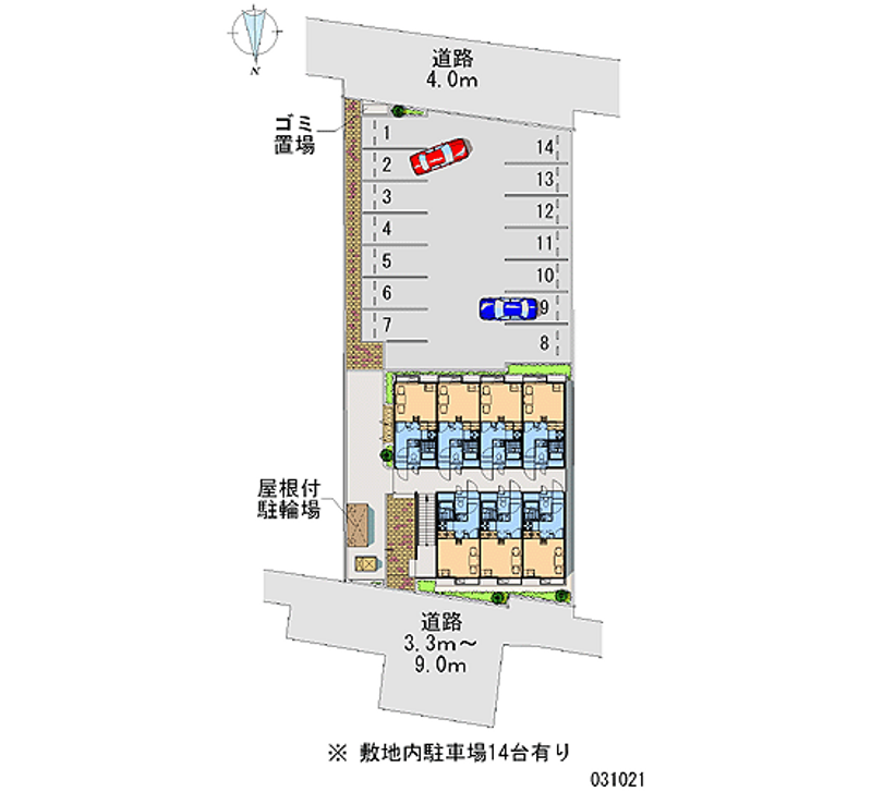 31021 Monthly parking lot