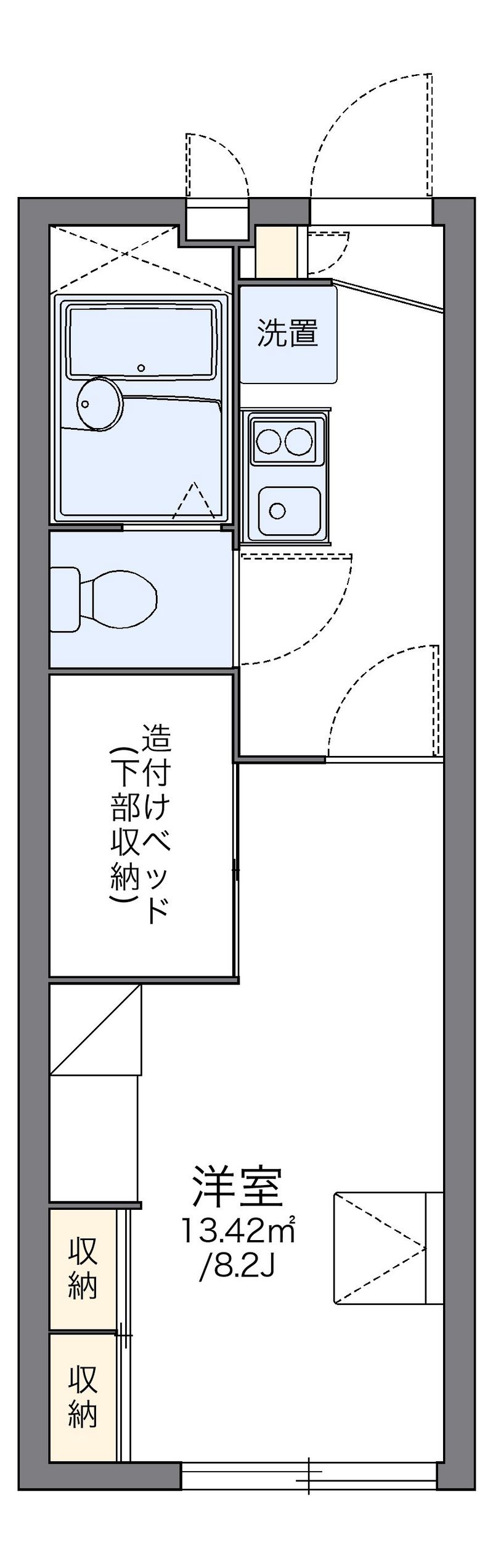 レオパレスＭＡＲＧＵＥＲＩＴＥ 間取図