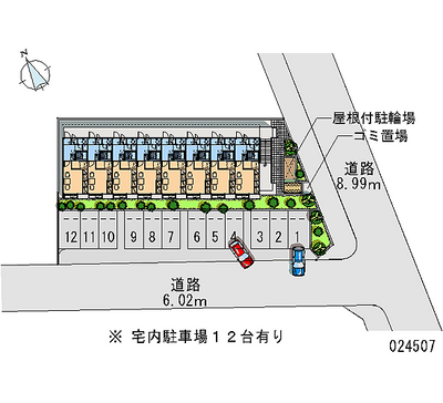 24507 Monthly parking lot