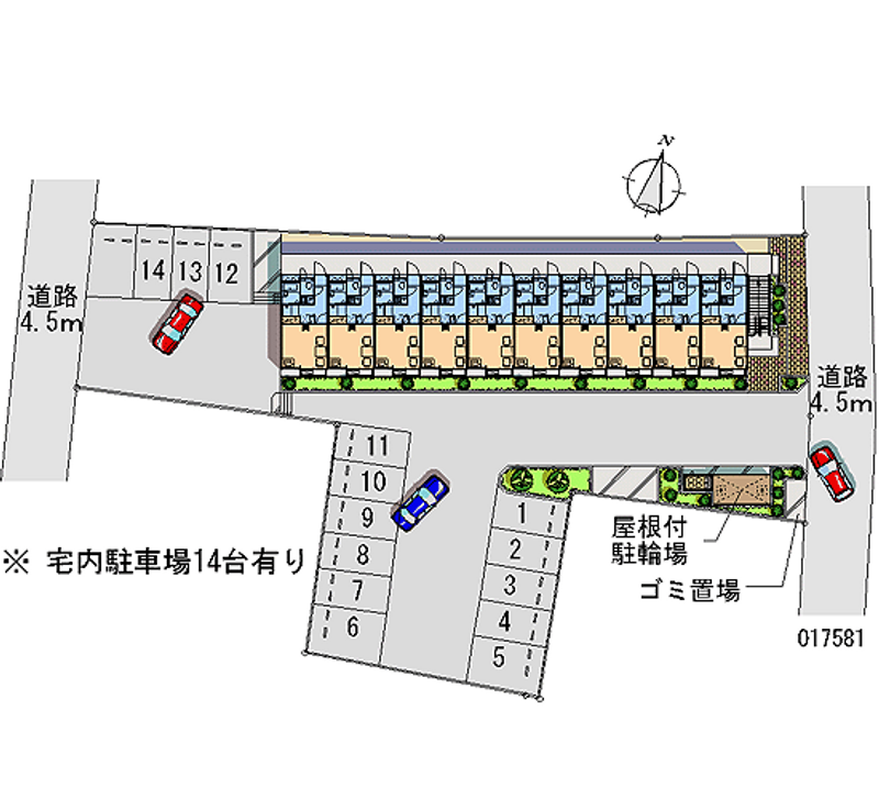 17581月租停车场