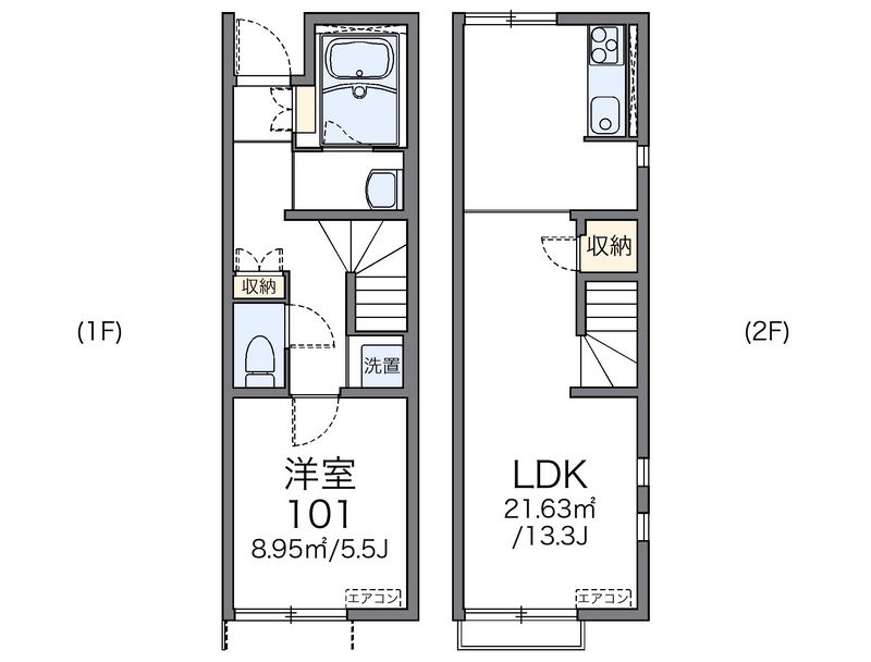 レオネクスト石橋 間取図