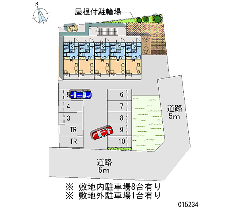 レオパレス小町Ａ 月極駐車場