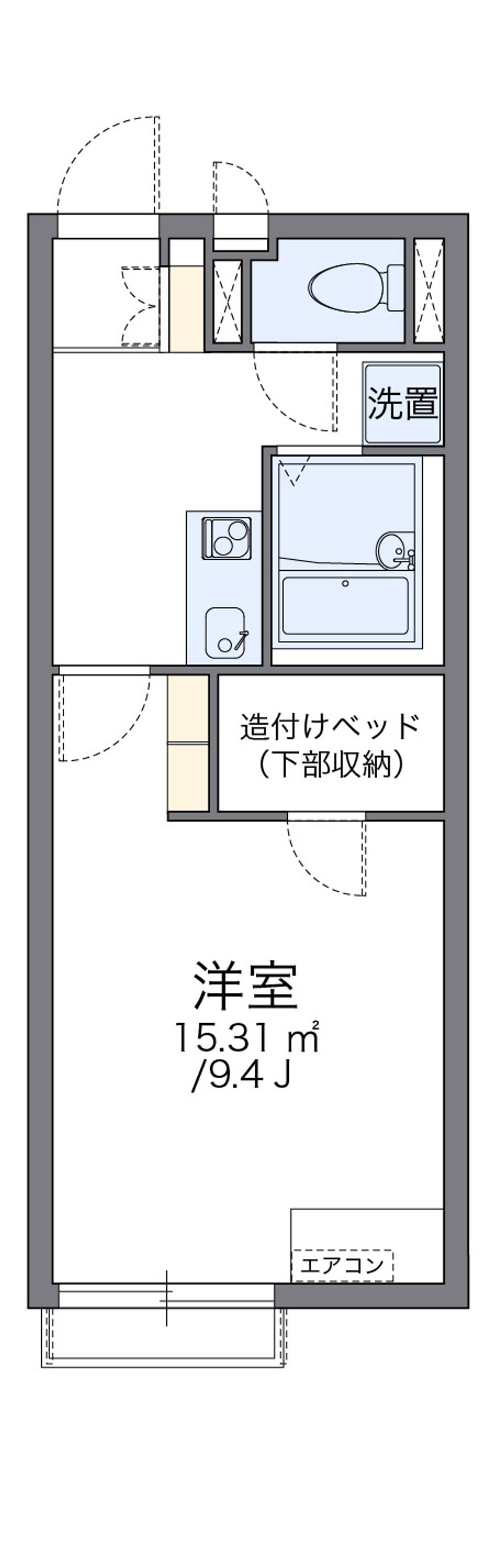 レオネクスト宝石台Ⅱ 間取図
