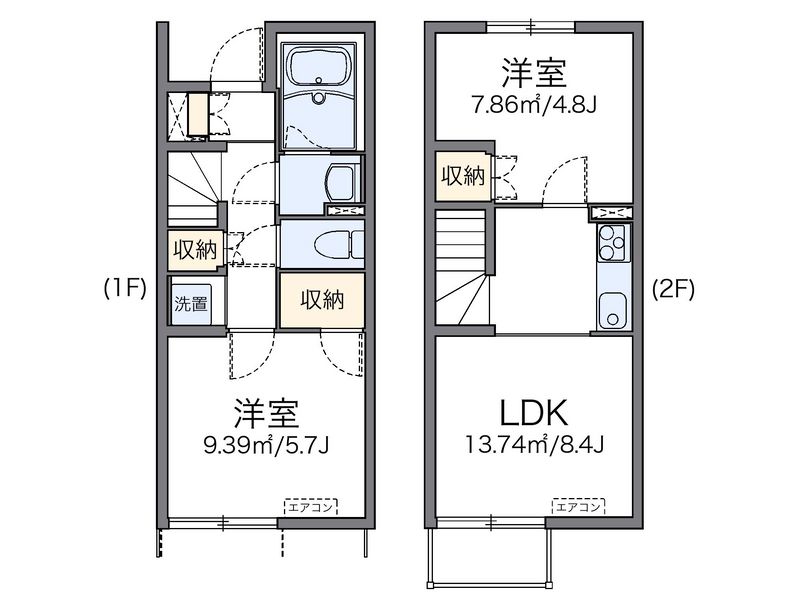 レオネクスト源藤Ⅴ 間取図