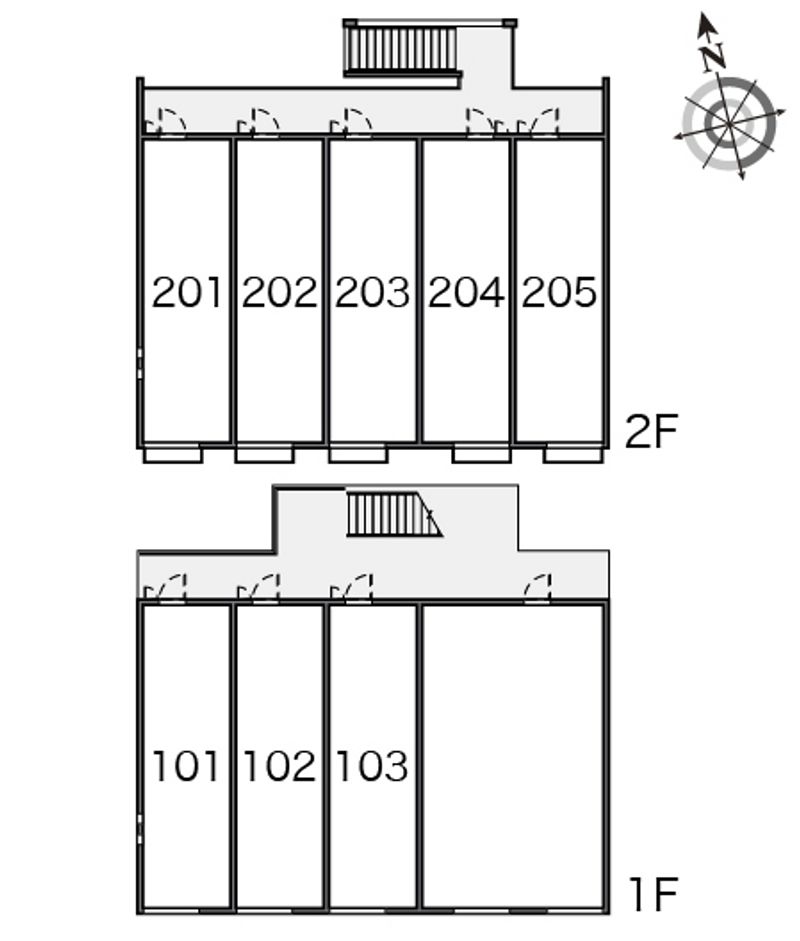 クレイノテラスハウス 間取り配置図