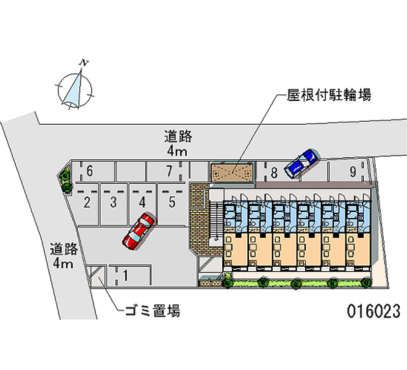 レオパレス武蔵藤沢 月極駐車場