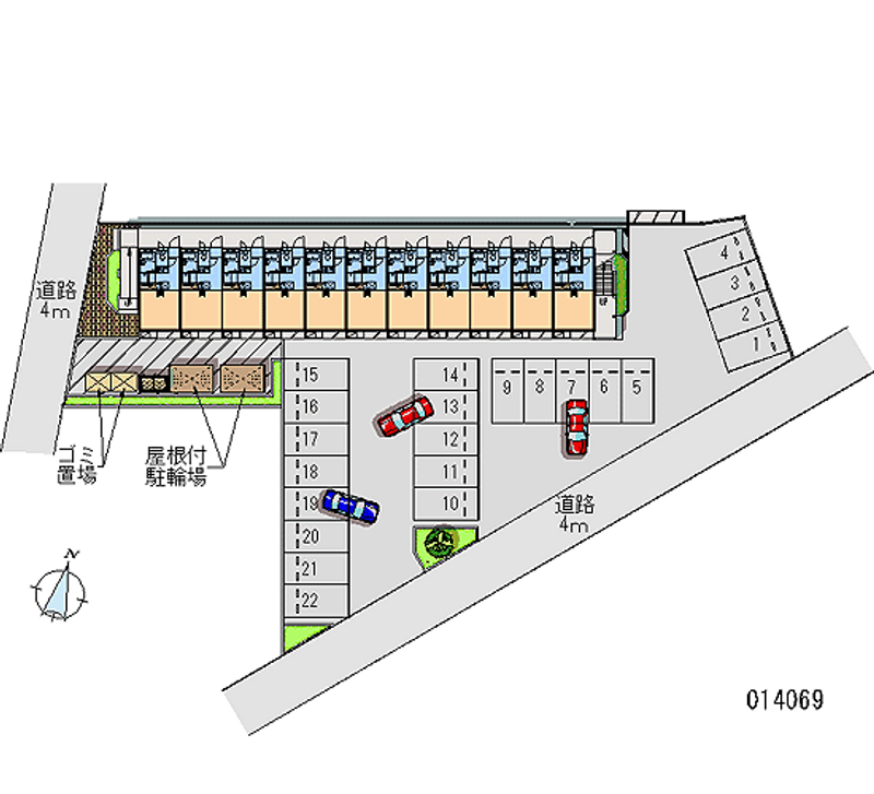 14069 Monthly parking lot