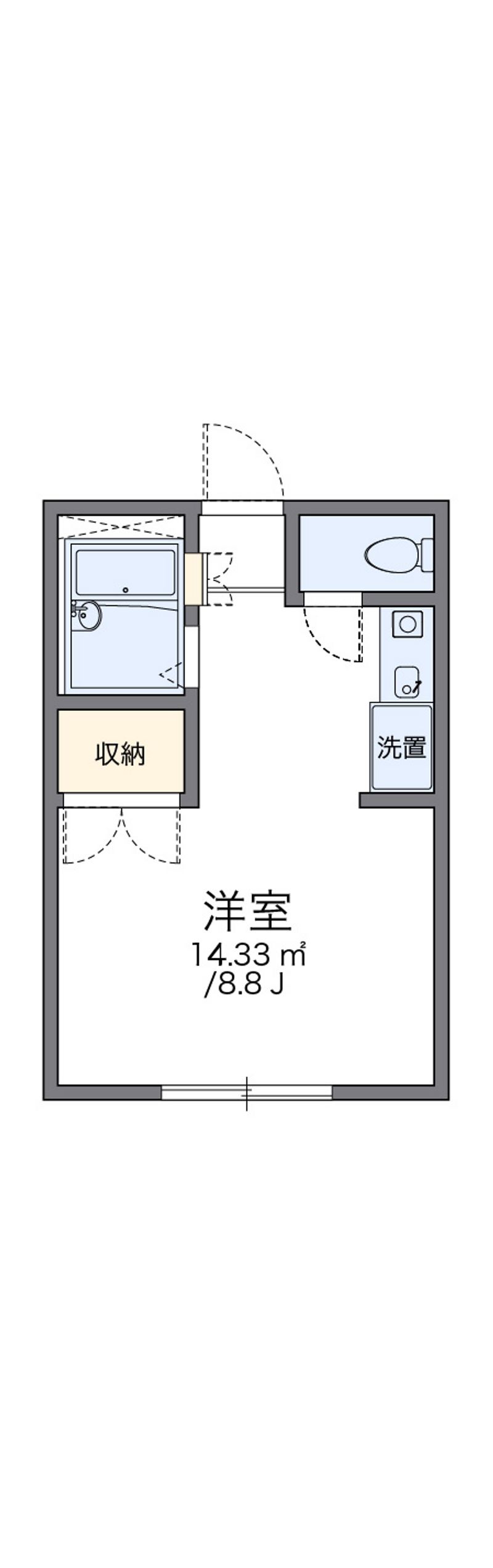 レオパレスアンシャンテ 間取図