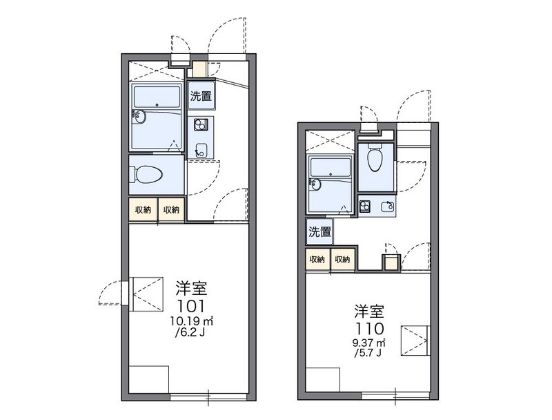 レオパレスＧＩＮＧＡ 間取図