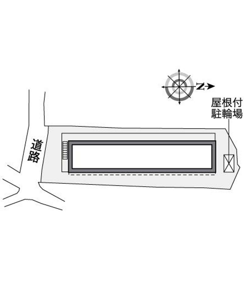 レオパレスプランドール西山本町 配置図