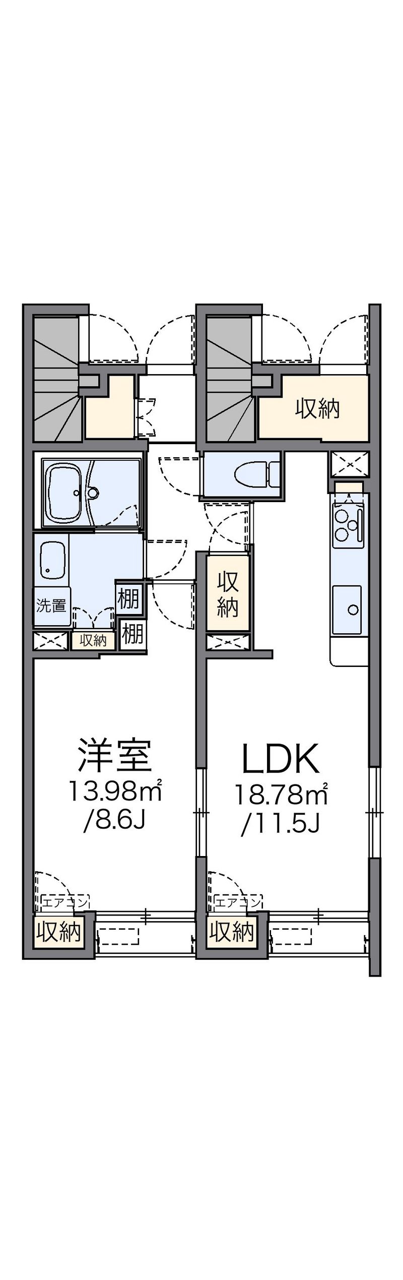レオネクストＨＩＮＯ 間取図