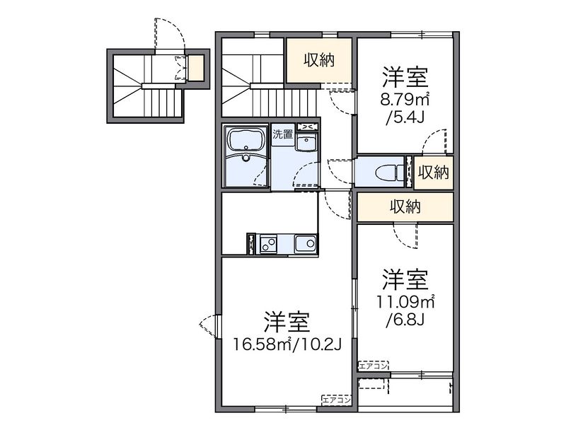 レオネクストノーベルロード 間取図