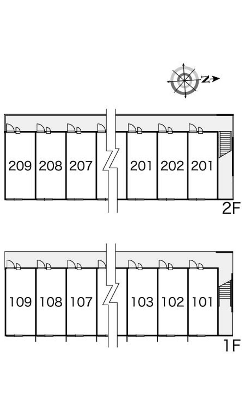 レオパレスステラ 間取配置図