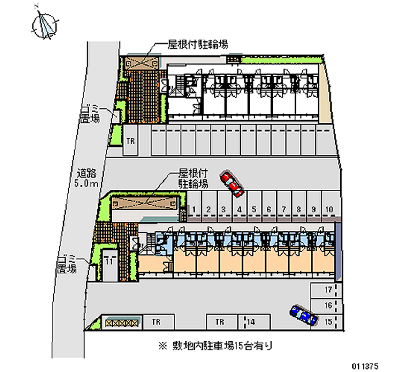 11375 Monthly parking lot