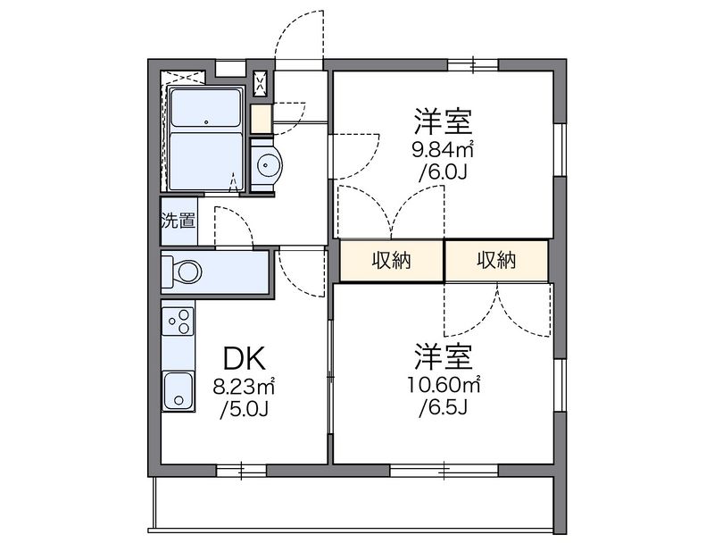 レオパレス翔 間取図