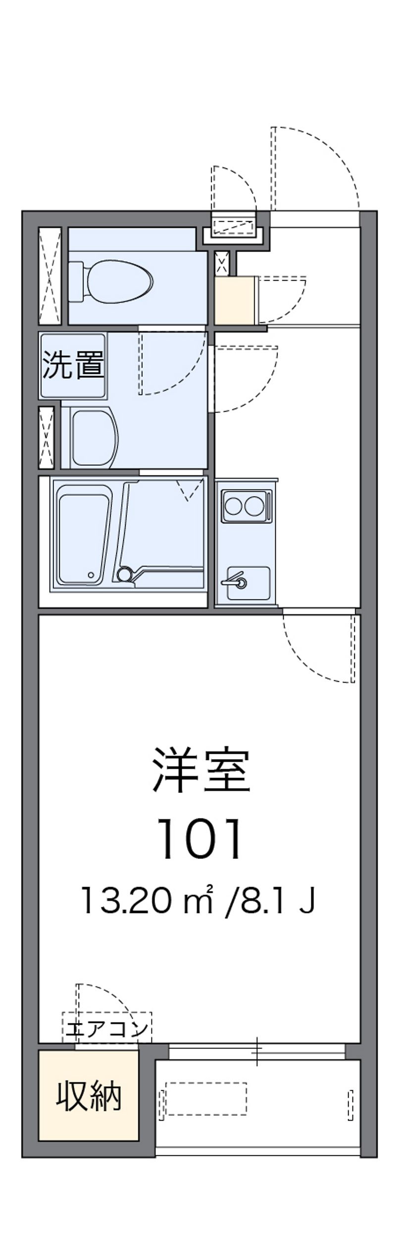 レオネクスト松島 間取図