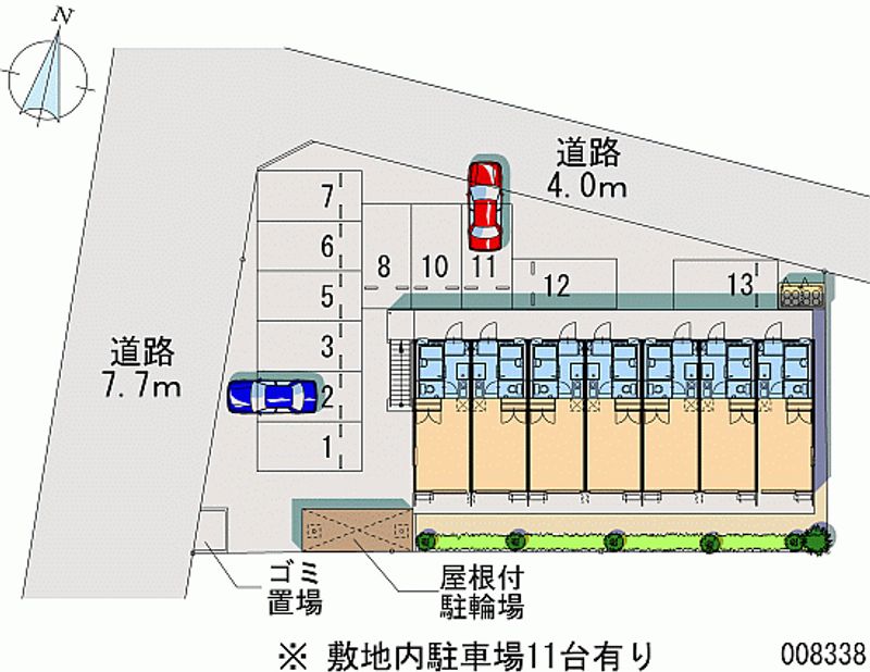 08338月租停車場