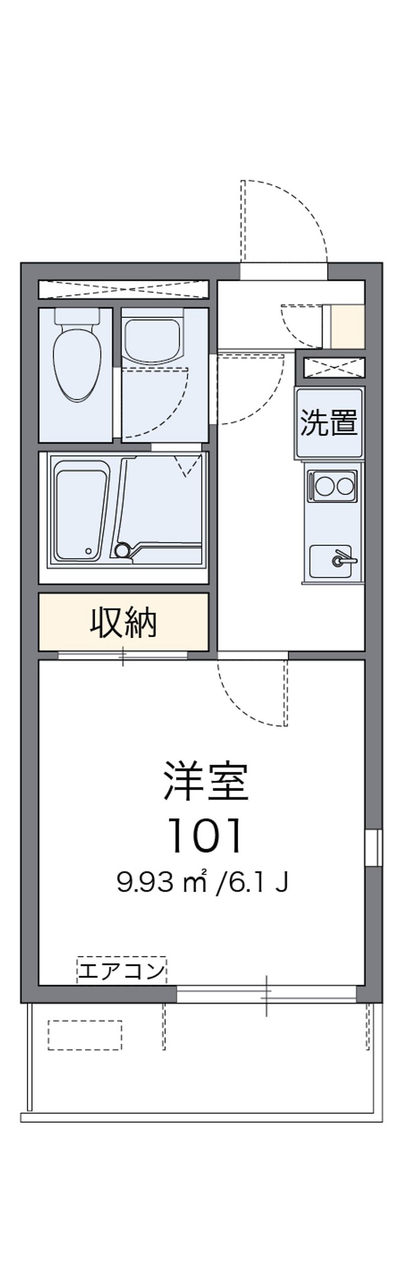 レオネクストコージーハウス赤坂 間取図