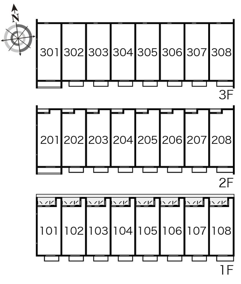 クレイノＫＥＥＰ　ＮＥＸＴⅠ 間取配置図