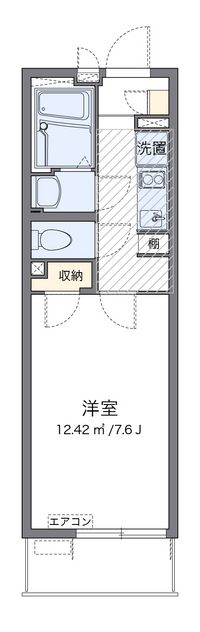 クレイノドエル　大久保Ａ 間取り図