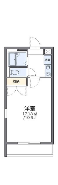 レオパレスアスカ 間取り図