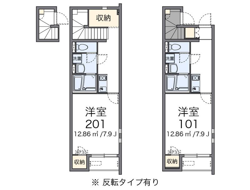クレイノ八重 間取図
