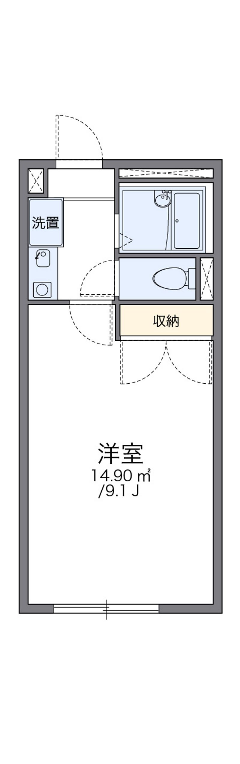 leopalace Oiwake Floor plan