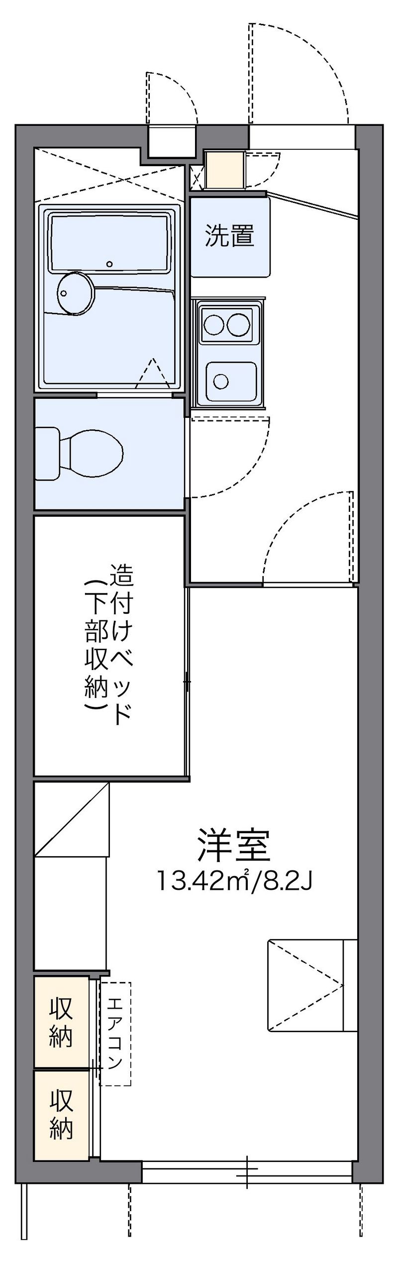 レオパレスマリンハイツ 間取り