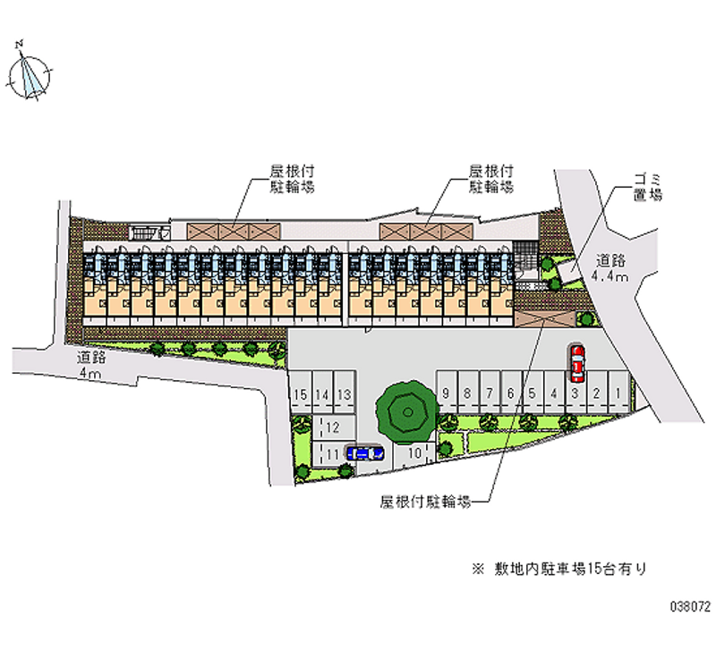 レオパレス南高浜 月極駐車場