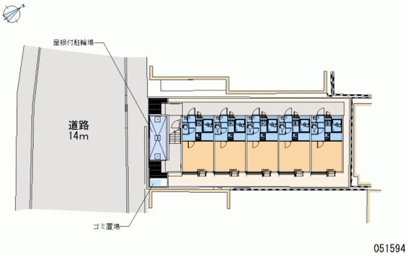 レオパレスＳｅａｆｒｏｎｔ　椿 区画図