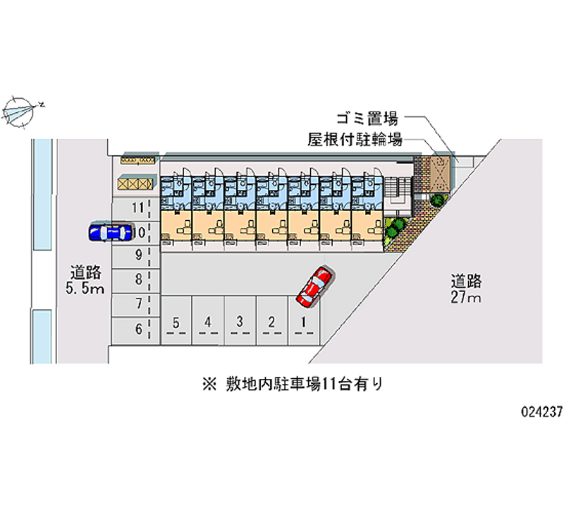 24237 Monthly parking lot