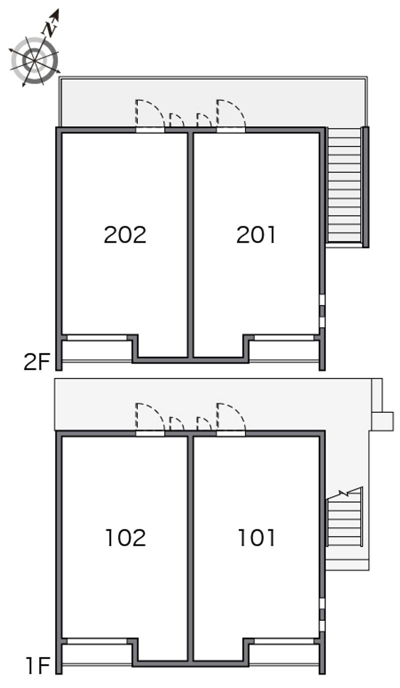 クレイノＮ　ｔｒａｙ 間取配置図