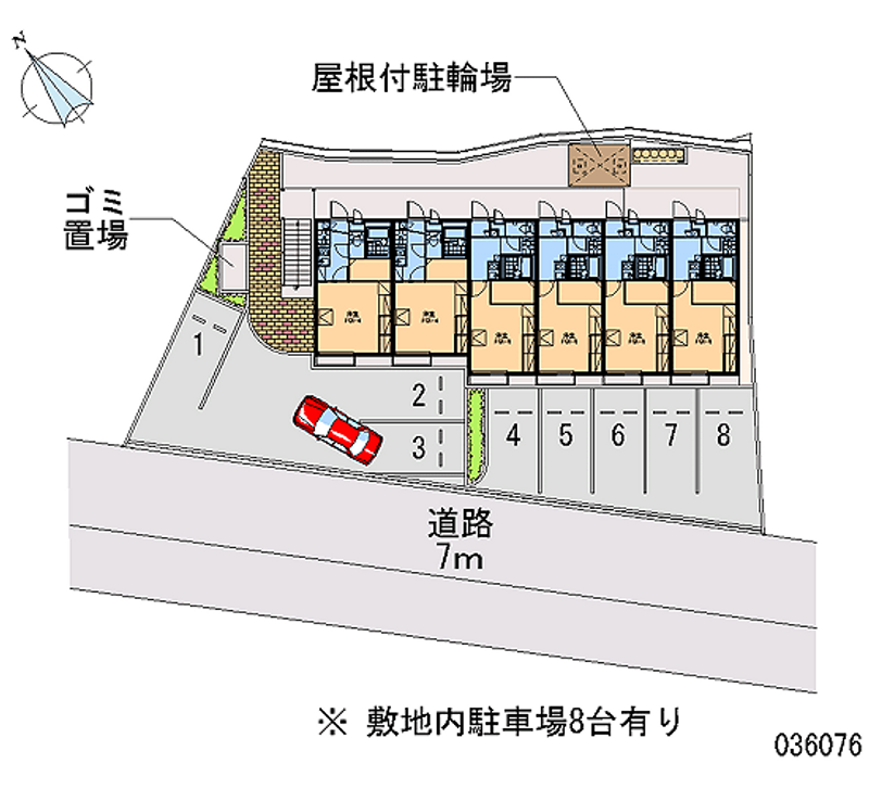 レオパレスカルカソンヌ 月極駐車場