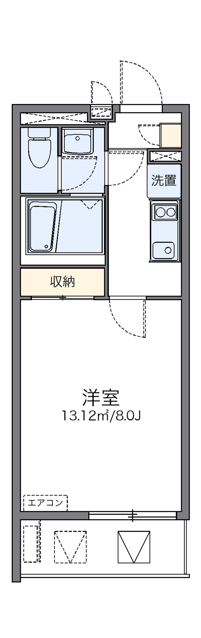 レオネクストシェル都Ⅵ 間取図